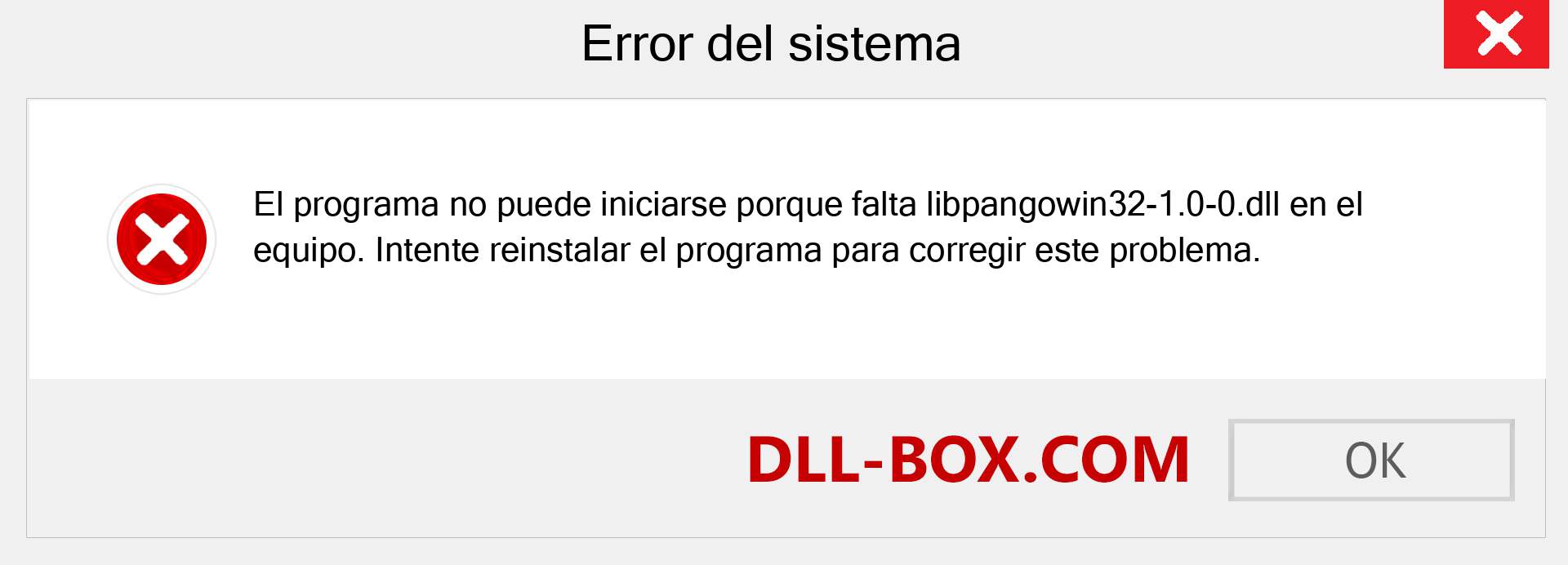 ¿Falta el archivo libpangowin32-1.0-0.dll ?. Descargar para Windows 7, 8, 10 - Corregir libpangowin32-1.0-0 dll Missing Error en Windows, fotos, imágenes